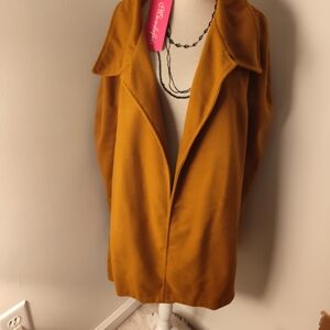 Mustard Seed Women's Trench Coat in Rich Mustard